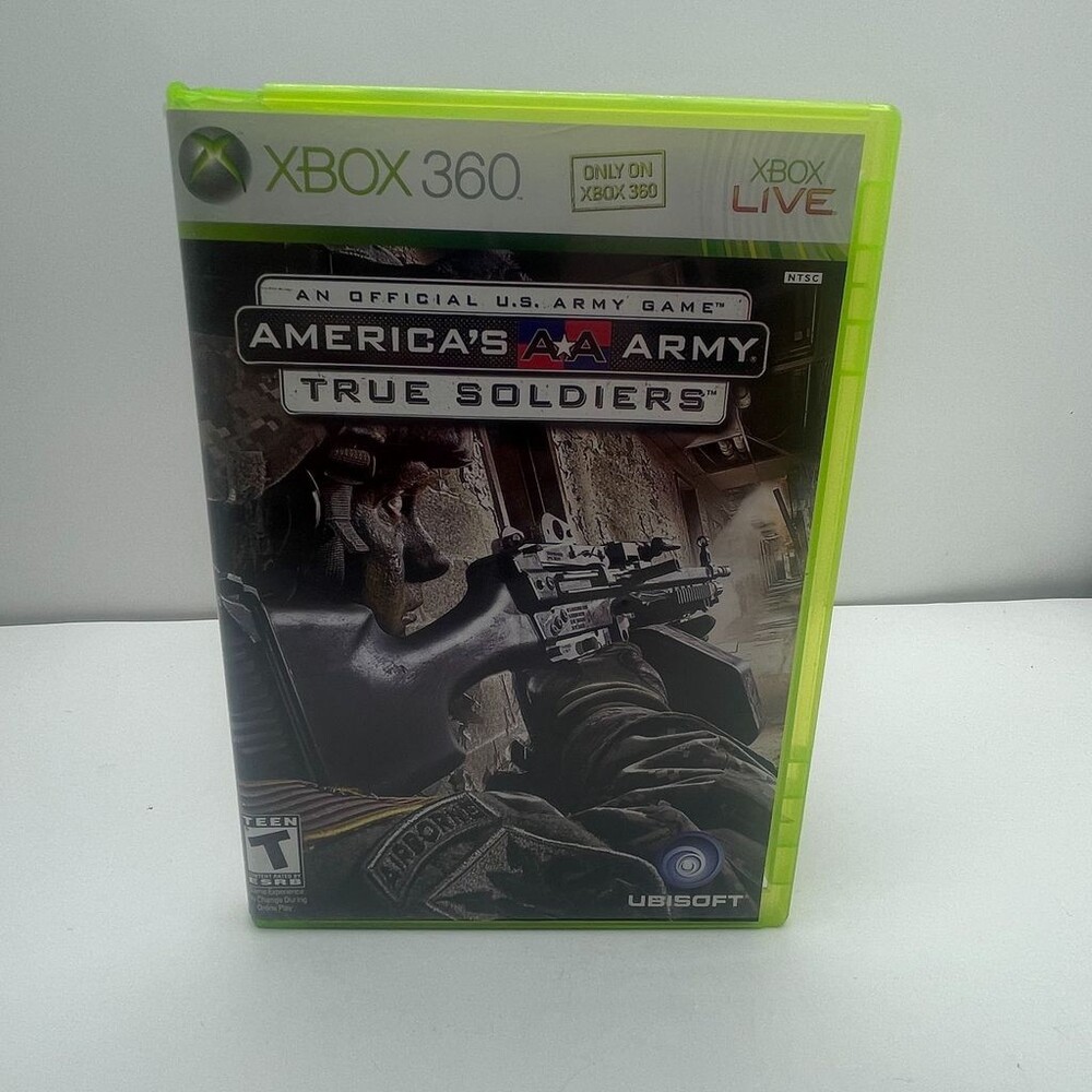 America's Army: True Soldiers (Microsoft Xbox 360, 2007) Complete W/ Manual